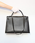 Kelly Sellier 40 Epsom Leather in Black, back view